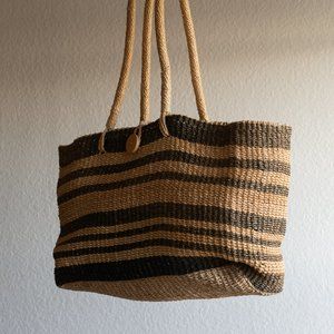 Multicolored Straw Bag